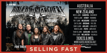 UNLEASH THE ARCHERS – Debut Australian Tour 2024